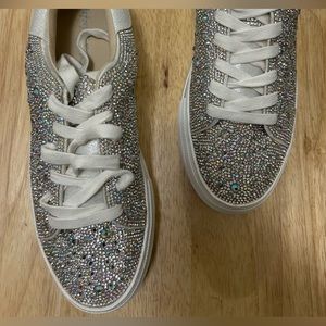 Betsy Johnson Bedazzled Sneakers